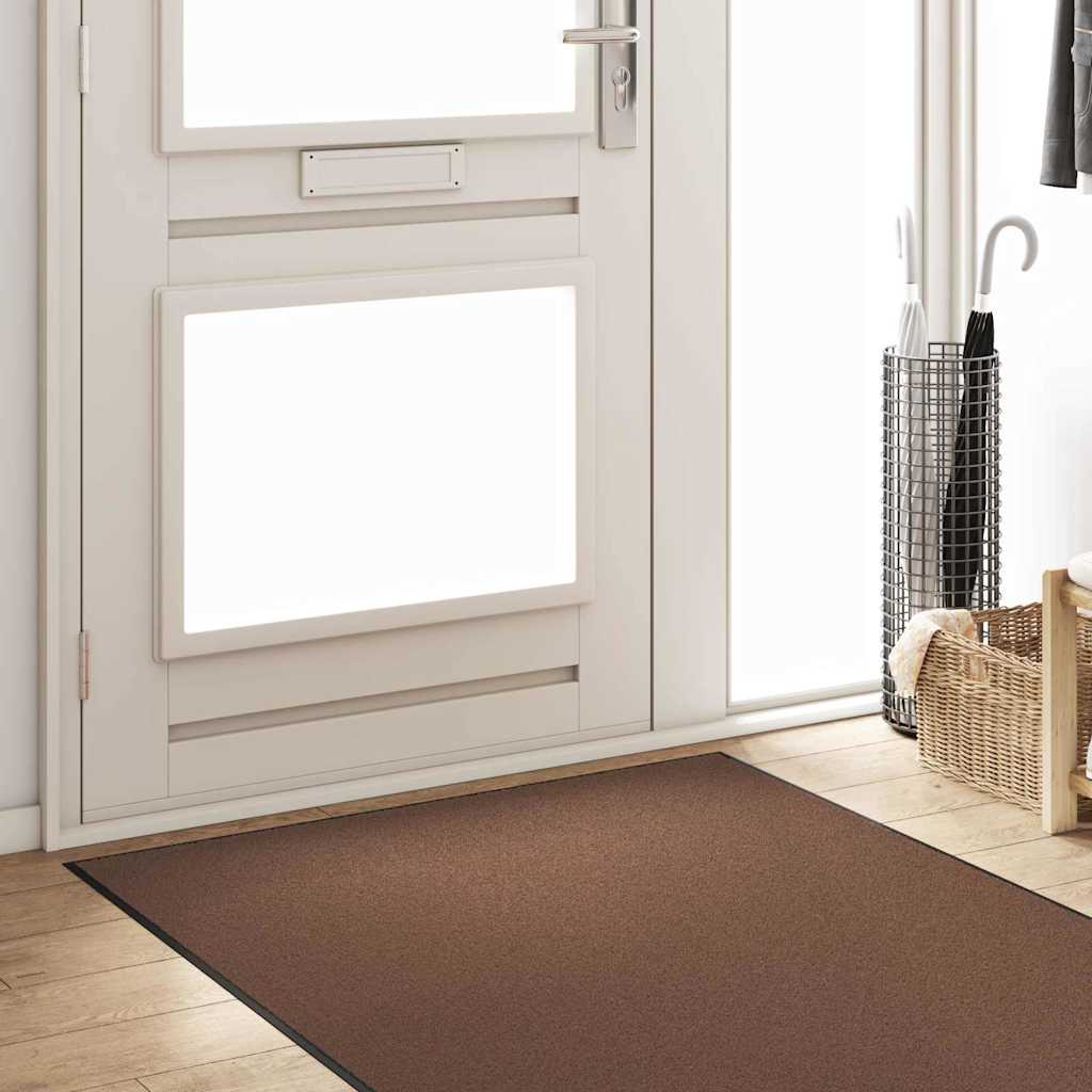Tappetino Marrone e Nero 120 x 400 cm 100% Poliammide | homemem39