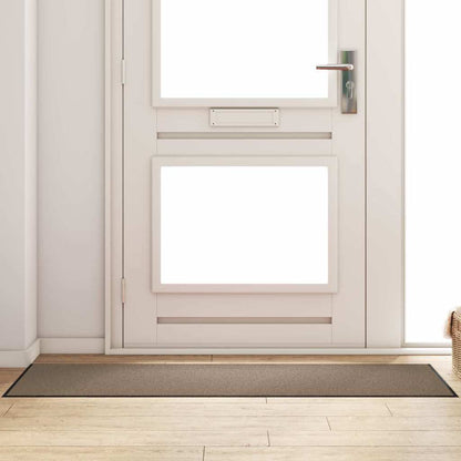 Tappetino Beige e Nero 60 x 180 cm 100% Poliammide