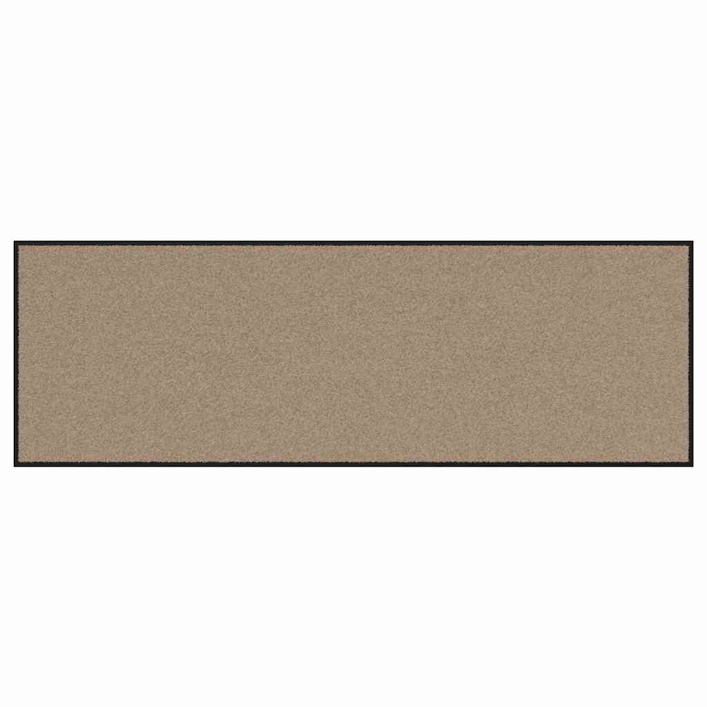 Tappetino Beige e Nero 60 x 180 cm 100% Poliammide | homemem39
