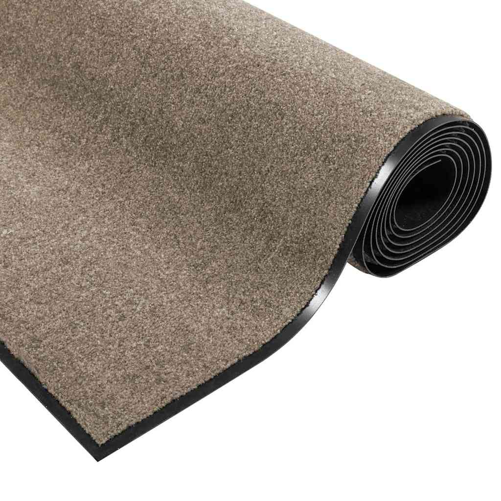 Tappetino Beige e Nero 90 x 150 cm 100% Poliammide | homemem39