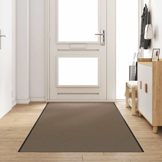 Tappetino Beige e Nero 120 x 400 cm 100% Poliammide
