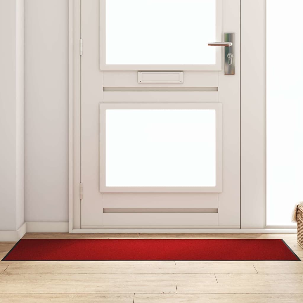 Tappetino Rosso e Nero 60 x 180 cm 100% Poliammide | homemem39