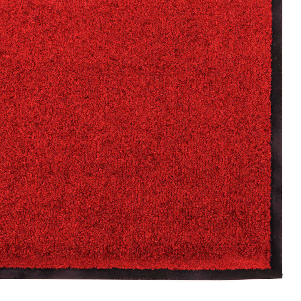 Tappetino Rosso e Nero 120 x 180 cm 100% Poliammide | homemem39