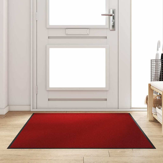 Tappetino Rosso e Nero 120 x 180 cm 100% Poliammide | homemem39