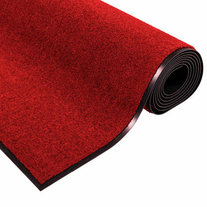 Tappetino Rosso e Nero 120 x 300 cm 100% Poliammide | homemem39