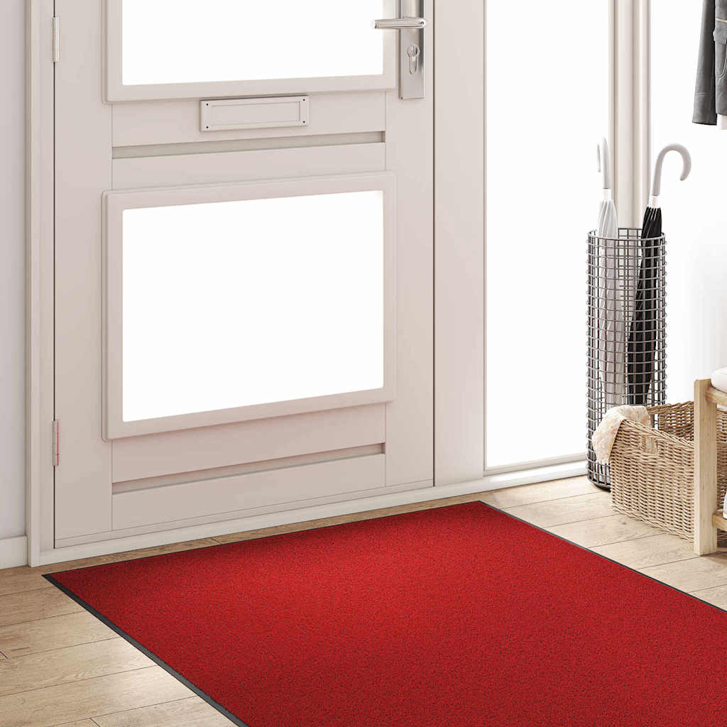 Tappetino Rosso e Nero 120 x 300 cm 100% Poliammide | homemem39
