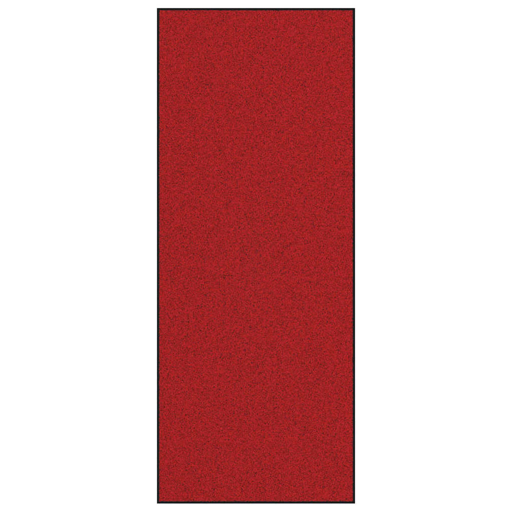 Tappetino Rosso e Nero 120 x 300 cm 100% Poliammide | homemem39