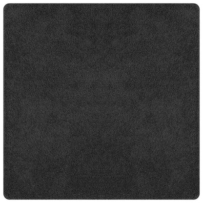 Tappeto Shaggy Antiscivolo Grigio scuro 160 x 160 cm PP
