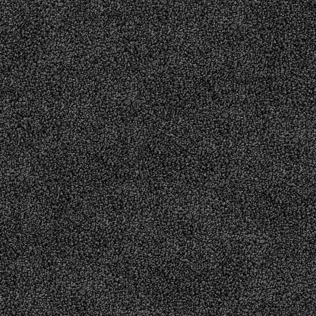 Tappeto Shaggy Antiscivolo Grigio scuro 120 x 120 cm PP