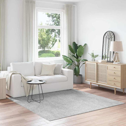 Tappeto Shaggy Antiscivolo Grigio 200 x 200 cm PP