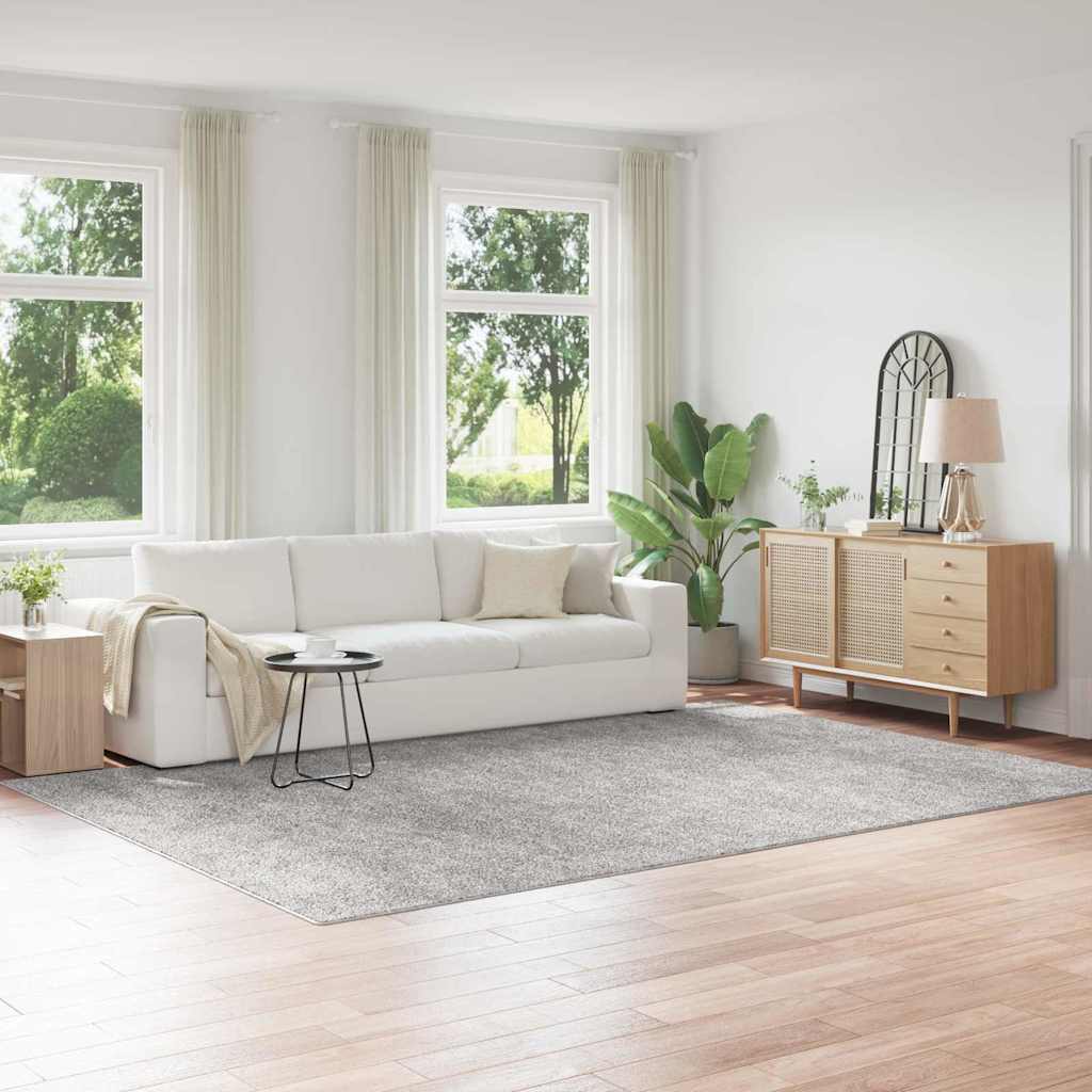 Tappeto Shaggy Antiscivolo Grigio 240 x 340 cm PP