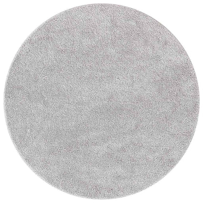 Tappeto Shaggy Antiscivolo Grigio 120 x 120 cm PP