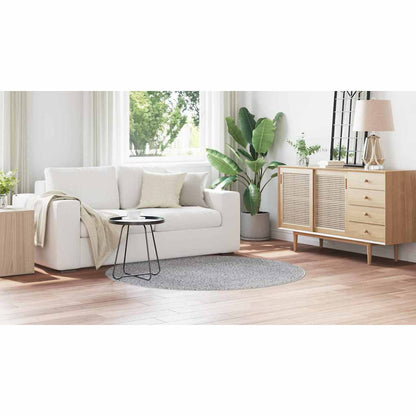 Tappeto Shaggy Antiscivolo Grigio 160 x 160 cm PP