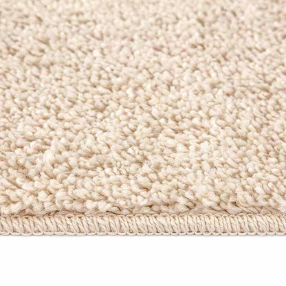 Tappeto Shaggy Antiscivolo Crema 120 x 120 cm PP