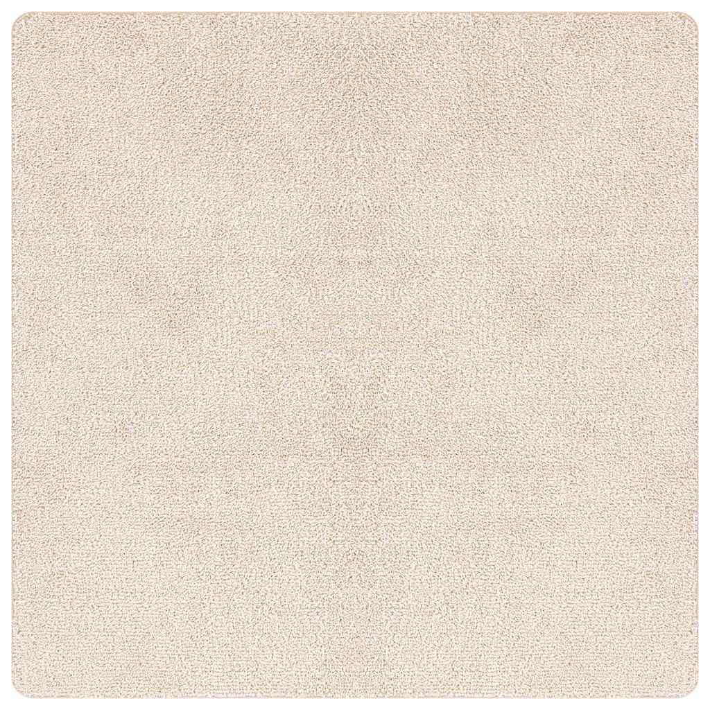 Tappeto Shaggy Antiscivolo Crema 160 x 160 cm PP