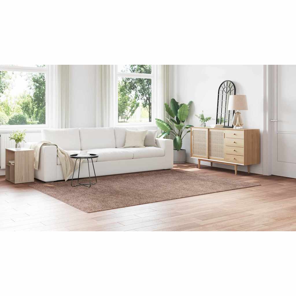 Tappeto Shaggy Antiscivolo Marrone 200 x 290 cm PP