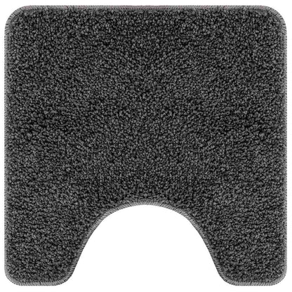 Tappeto da bagno Grigio scuro 50 x 50 cm Polipropilene