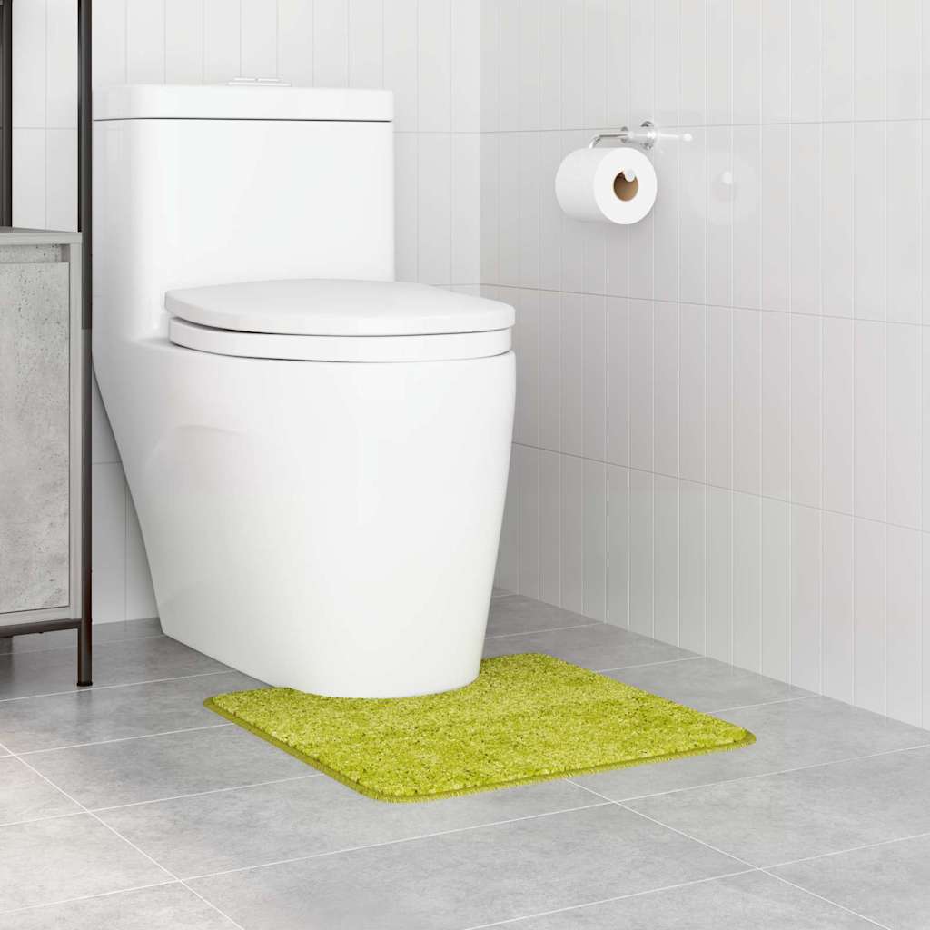 Tappeto Antiscivolo per Bagno con Taglio per Toilette Verde | homemem39