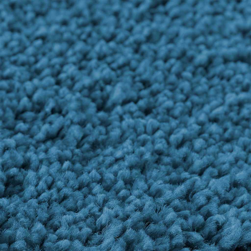 Tappeto Antiscivolo per Bagno con Taglio per Toilette Blu | homemem39