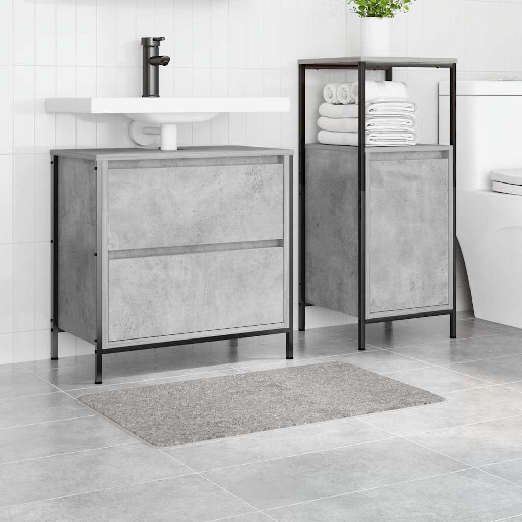 Tappetino da bagno antiscivolo Grigio 50 x 80 cm PP | homemem39