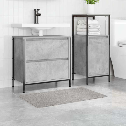 Tappetino da bagno antiscivolo Grigio 50 x 80 cm PP | homemem39