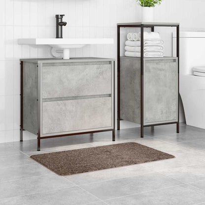 Tappetino da bagno antiscivolo Marrone 50 x 80 cm PP | homemem39