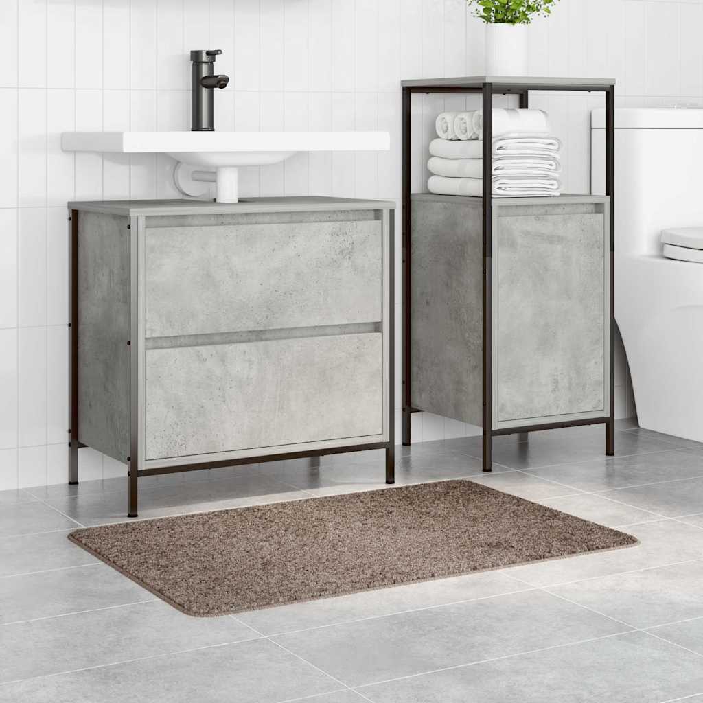 Tappetino da bagno antiscivolo Marrone 60 x 90 cm PP | homemem39