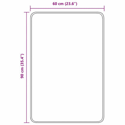 Tappetino da bagno antiscivolo Marrone 60 x 90 cm PP | homemem39