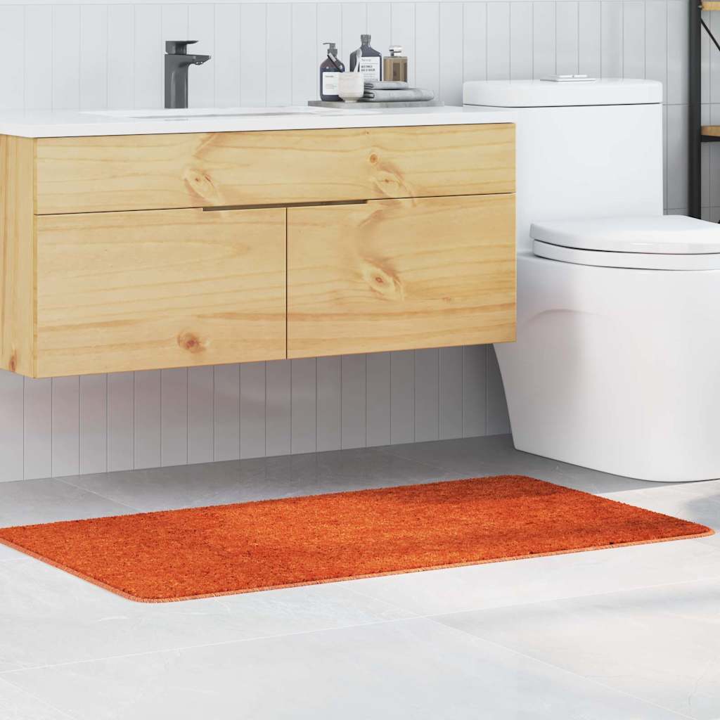 Tappetino da bagno antiscivolo Arancione 70 x 120 cm PP | homemem39