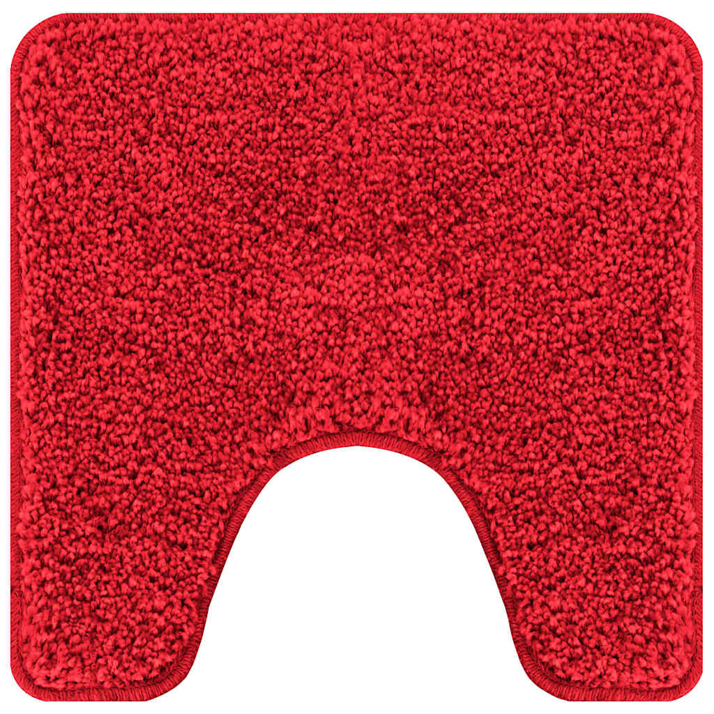 Set di tappetini antiscivolo per il bagno 2 pcs Rosso PP | homemem39