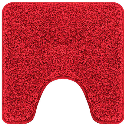 Set di tappetini antiscivolo per il bagno 2 pcs Rosso PP | homemem39