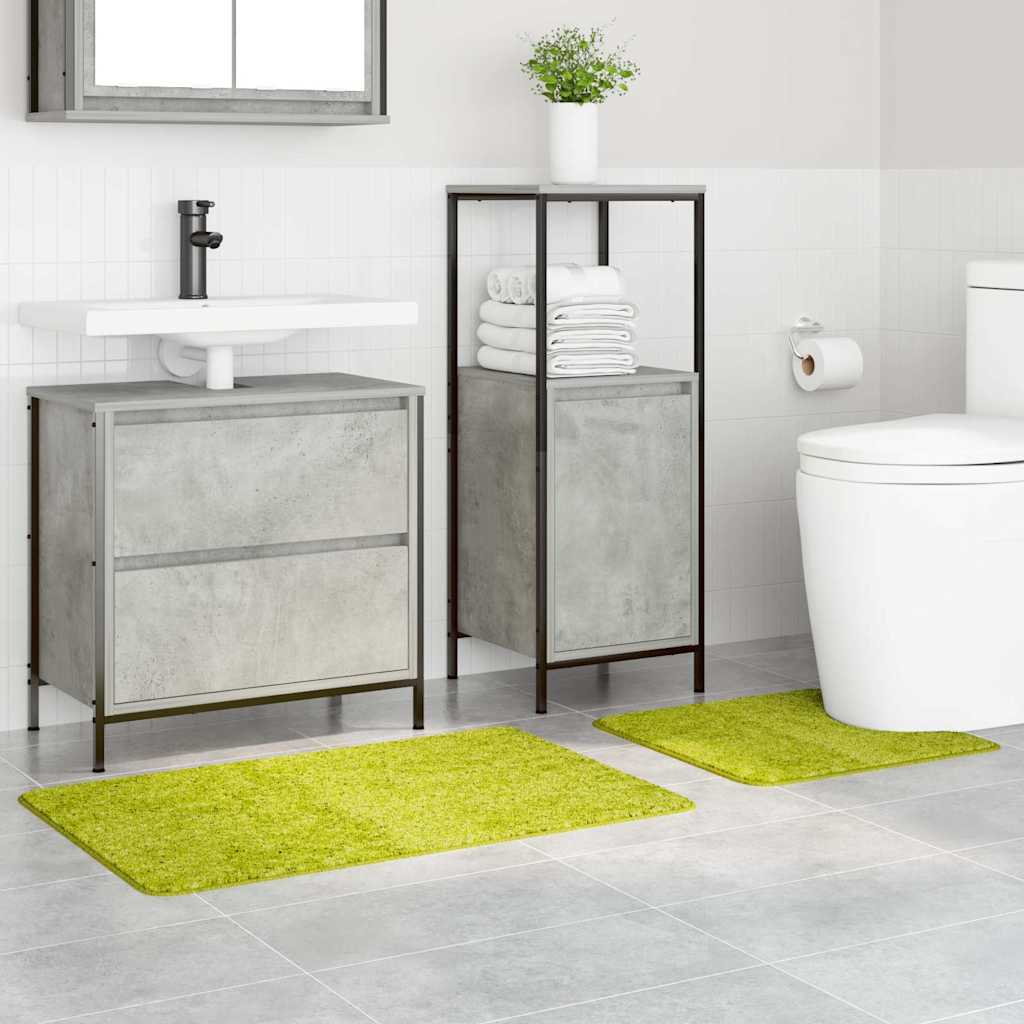 Set di tappetini antiscivolo per il bagno 2 pcs Verde PP | homemem39