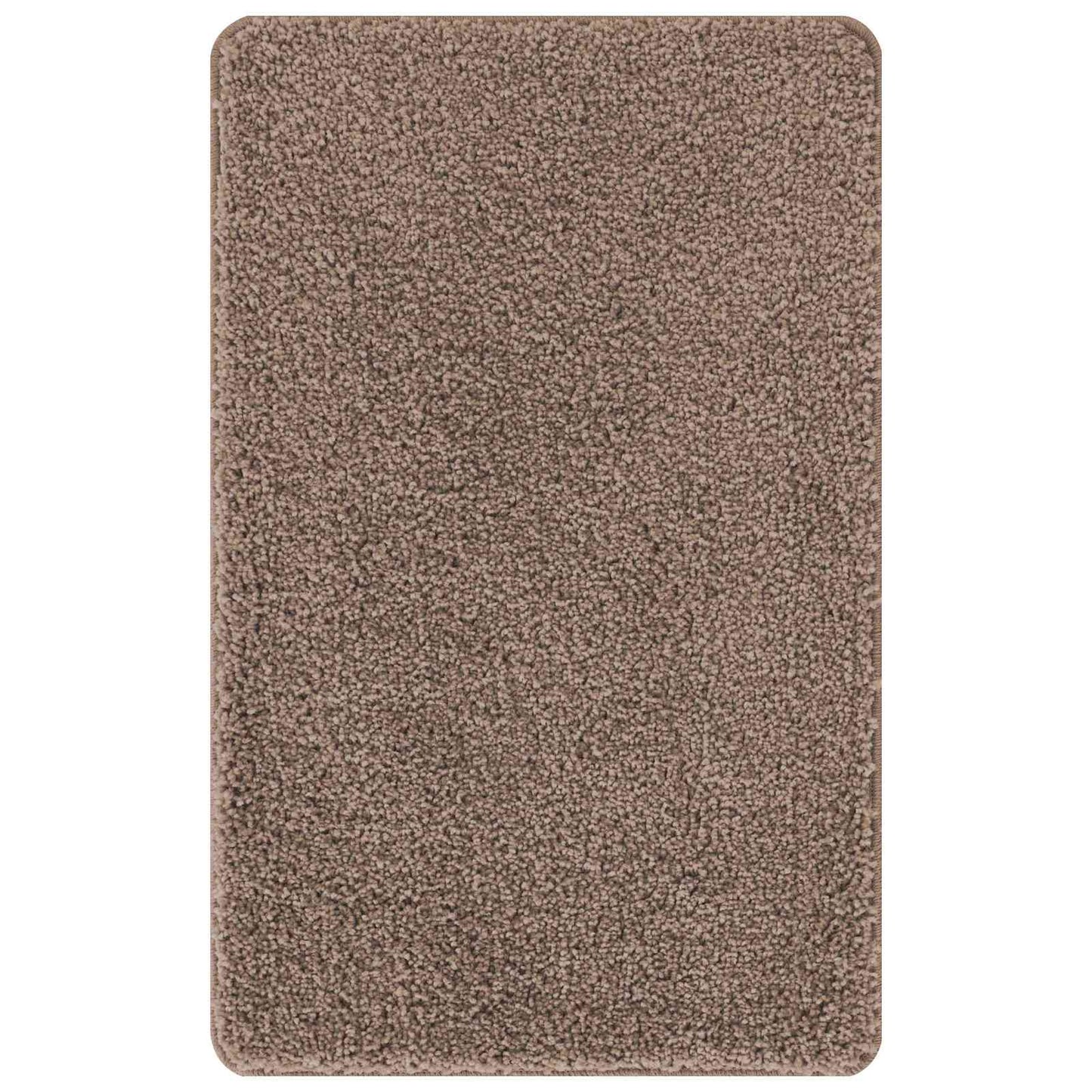 Set di tappetini antiscivolo per il bagno 3 pcs Marrone PP | homemem39