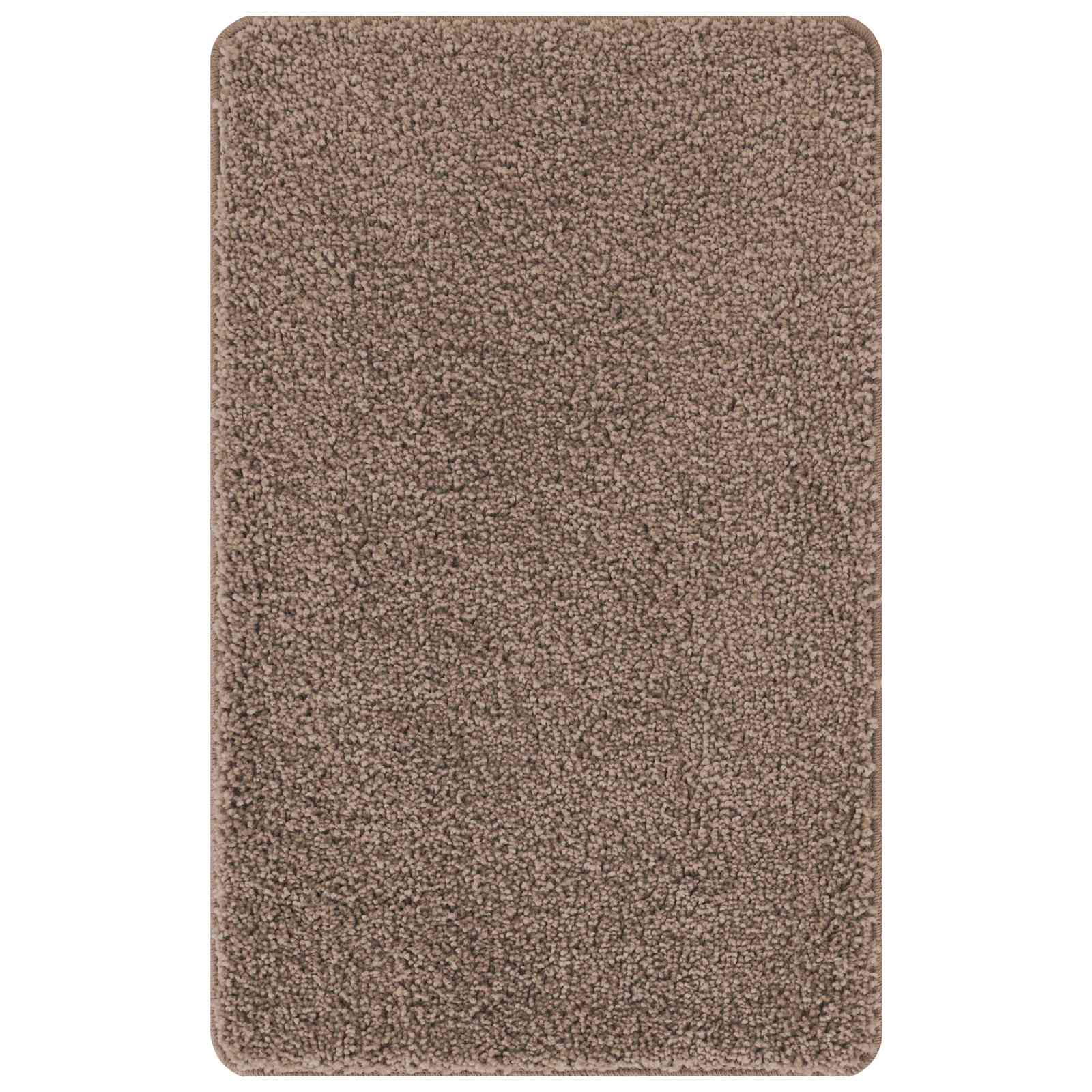 Set di tappetini antiscivolo per il bagno 3 pcs Marrone PP | homemem39