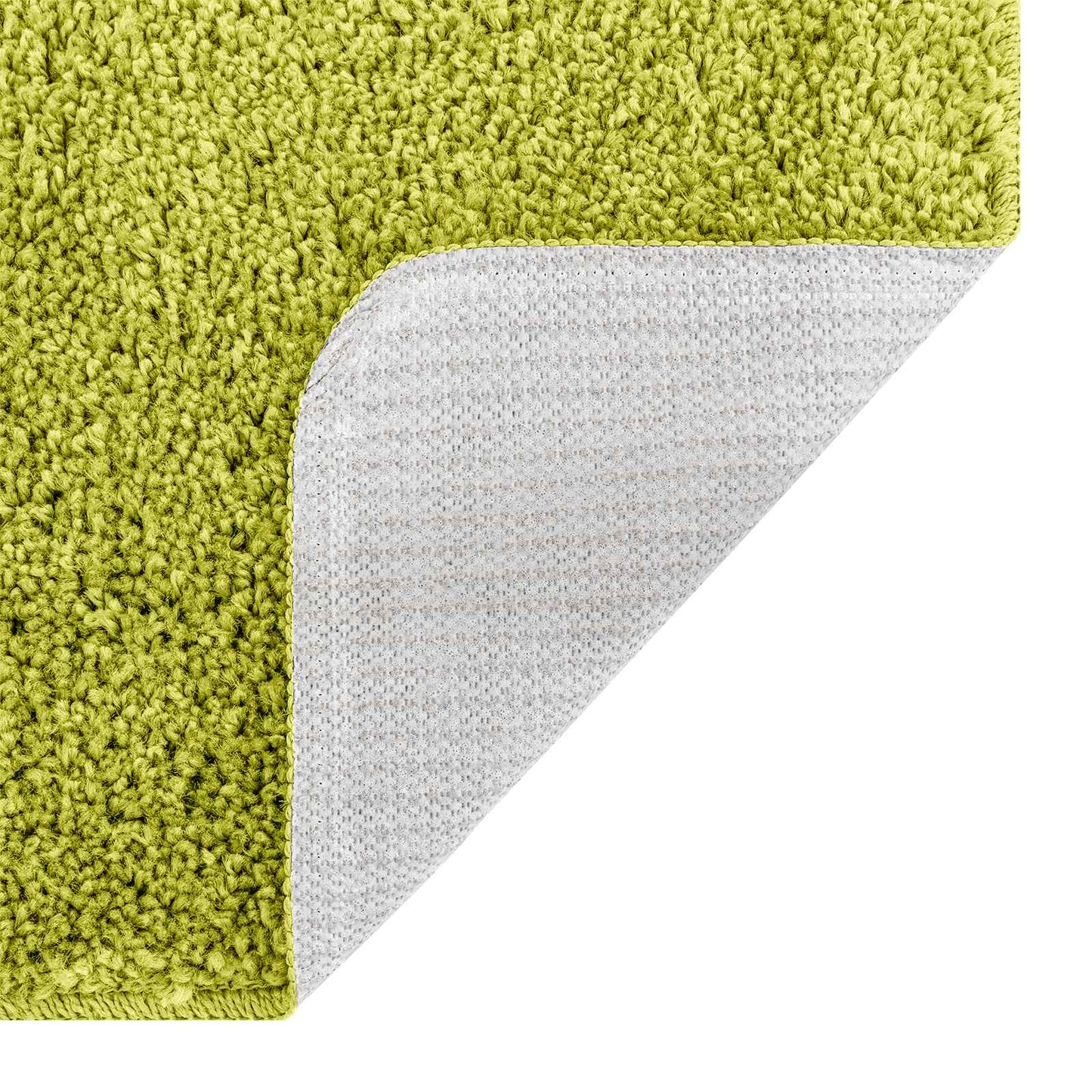 Set di tappetini antiscivolo per il bagno 3 pcs Verde PP | homemem39