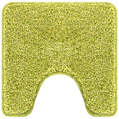 Set di tappetini antiscivolo per il bagno 3 pcs Verde PP | homemem39