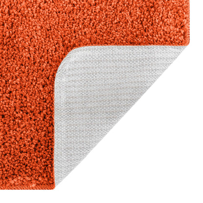Set di tappetini antiscivolo per il bagno 3 pcs Arancione PP | homemem39