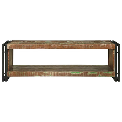 Tavolino da salotto 120 x 50 x 38 cm Legno Recuperato Massello | homemem39