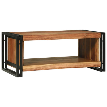 Tavolino da salotto 90 x 50 x 38 cm Legno di Acacia Massello | homemem39