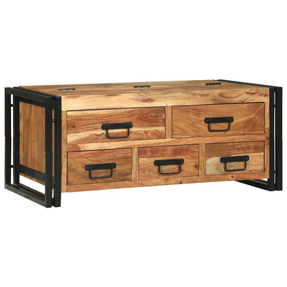 Tavolino da salotto Marrone Legno di Acacia Massello | homemem39