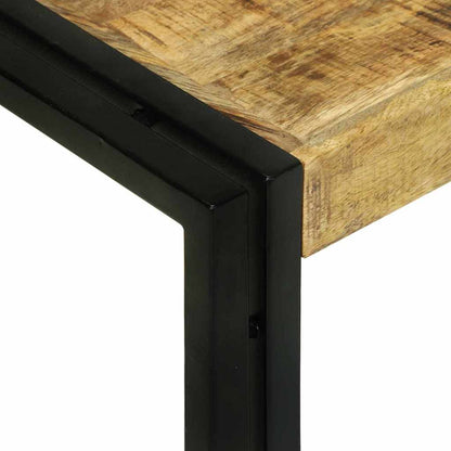 Tavolo Nesting 3 pcs Legno massello di mango ruvido