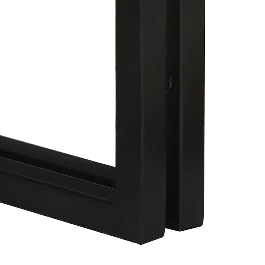 Tavolo Nesting 3 pcs Legno di acacia solido e un metallo