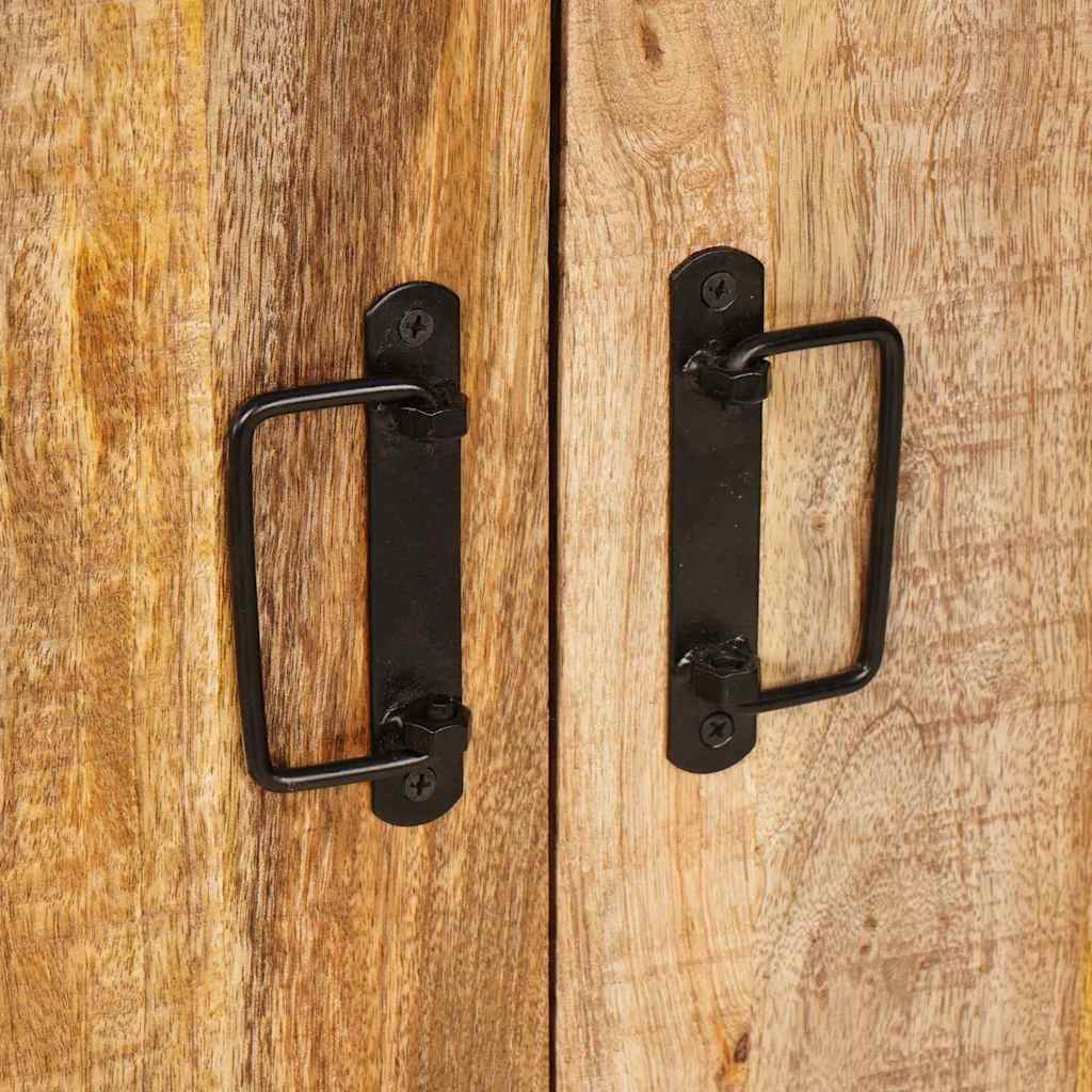 Credenza Marrone 80 x 33 x 70 cm legno massello di mango