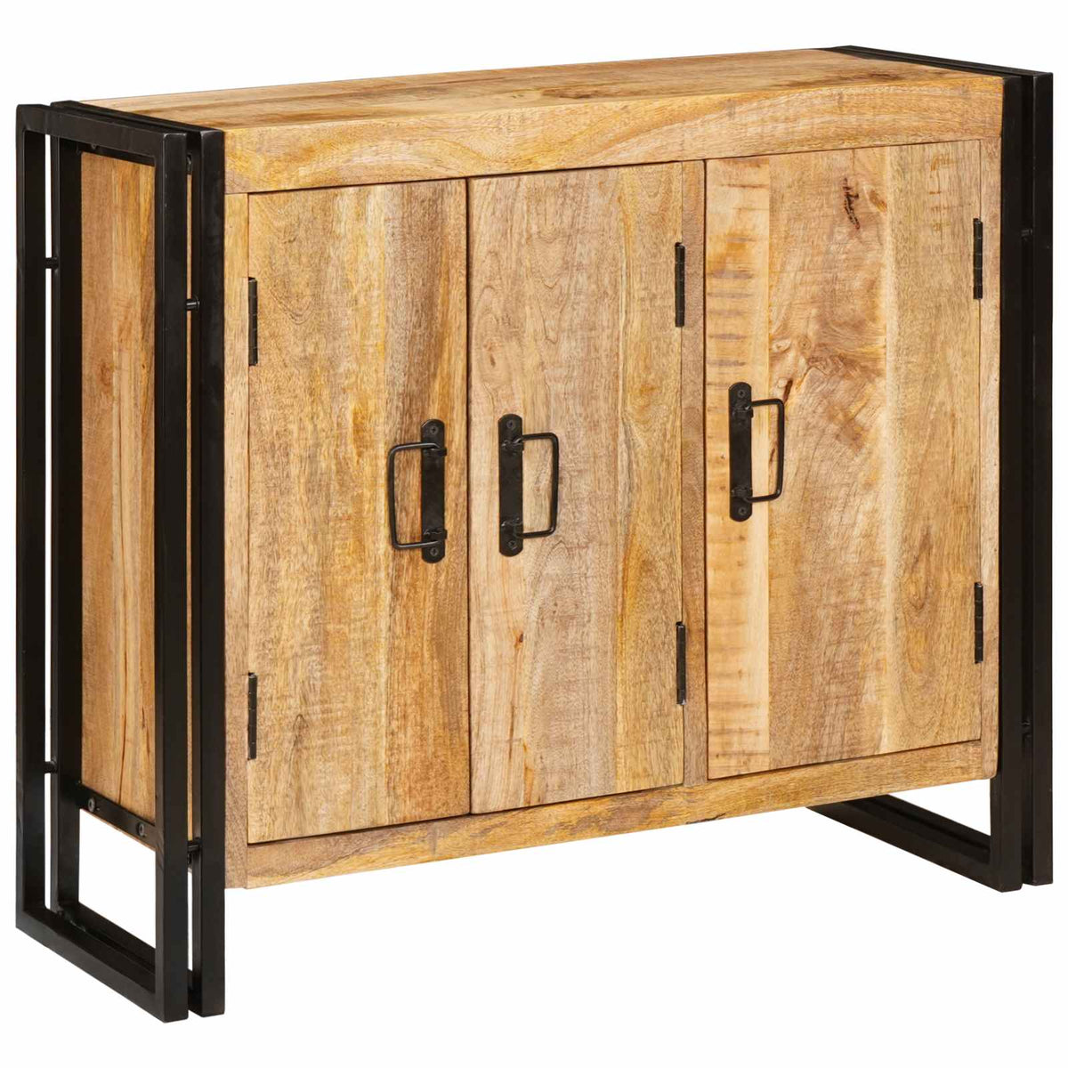Credenza Marrone 80 x 33 x 70 cm legno massello di mango