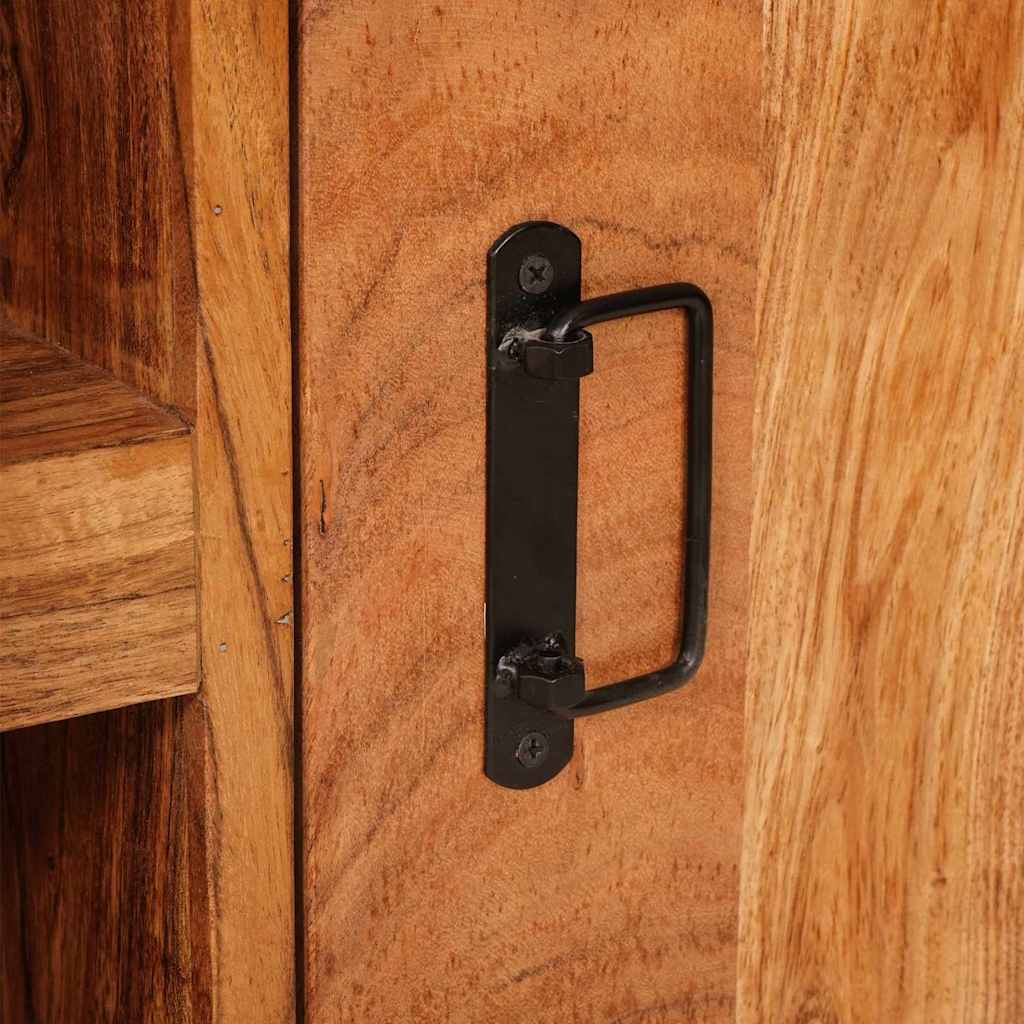 Mobile TV Marrone 120 x 30 x 50 cm legno massello di acacia