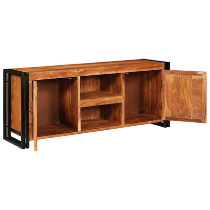 Mobile TV Marrone 120 x 30 x 50 cm legno massello di acacia
