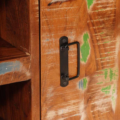 Mobile TV Multicolore legno massello di riciclo