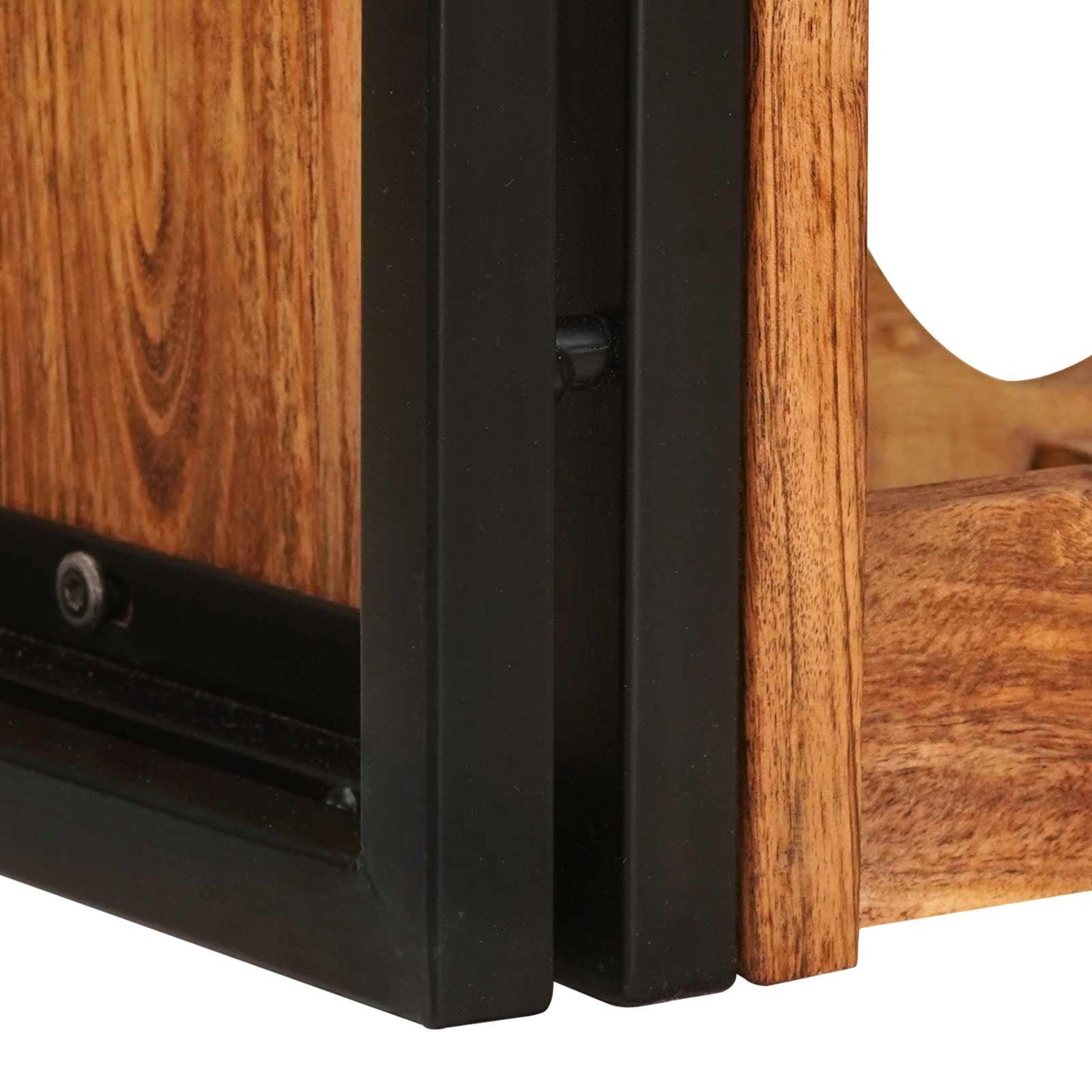 Portabottiglie 100 x 45 x 33 cm Legno di Acacia Massello