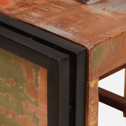 Portabottiglie 100 x 45 x 33 cm Legno massello riciclato