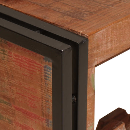 Portabottiglie 100 x 45 x 33 cm Legno massello riciclato